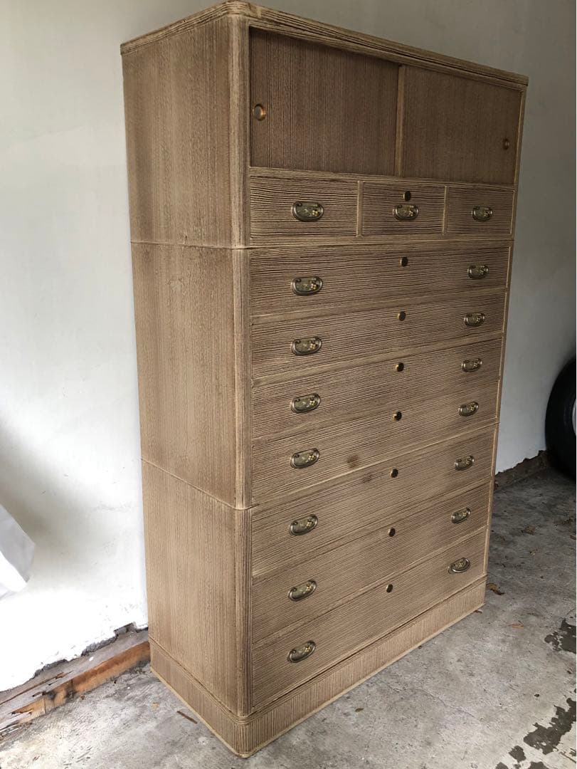 伝統工芸 桐箪笥 引き出し10個