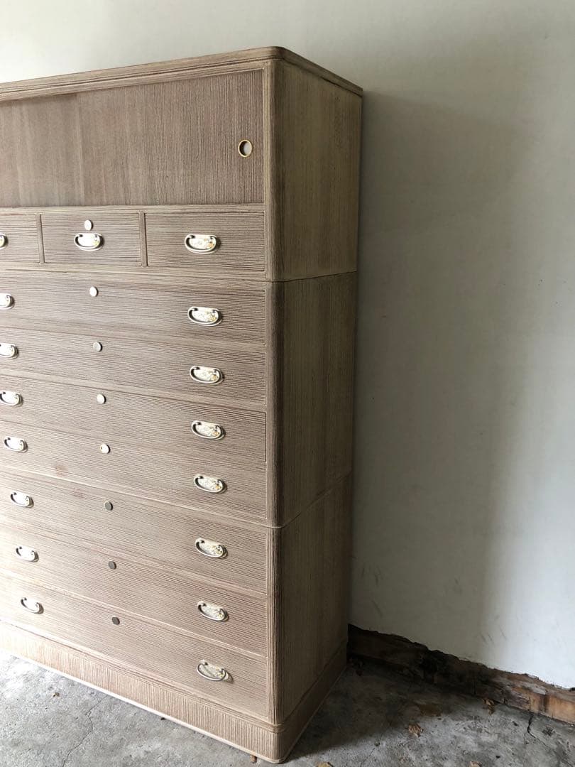 伝統工芸 桐箪笥 引き出し10個