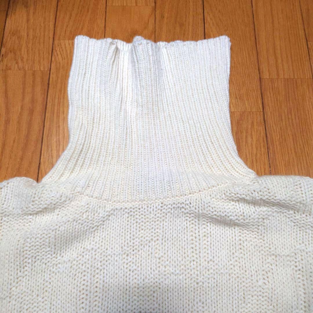 美品！ COACH シグネチャー ニット ポンチョ コーチ