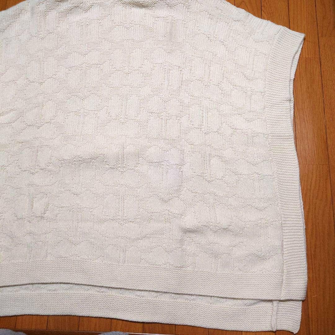 美品！ COACH シグネチャー ニット ポンチョ コーチ