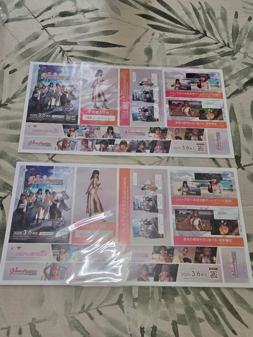 venus vacation PRISM 非売品販促用4点セット