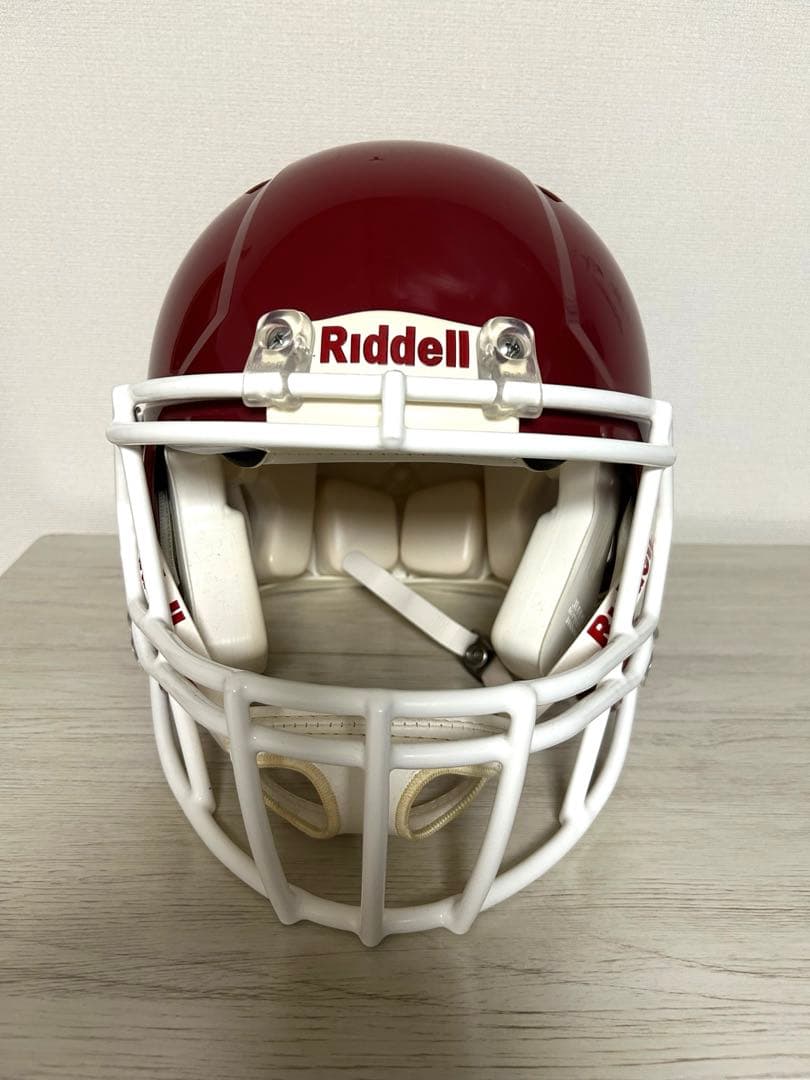 Riddell アメリカンフットボール アメフト ヘルメット 赤 Sサイズ