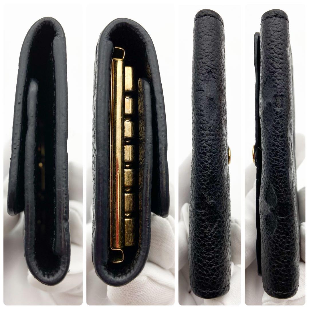 【美品】ルイヴィトン ミュルティクレ アンプラント 6連キーケース ノワール