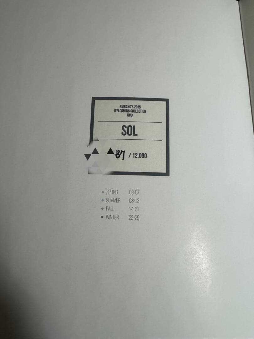 ミュージック BIGBANG'S 2015 WELCOMING COLLECTION DVD