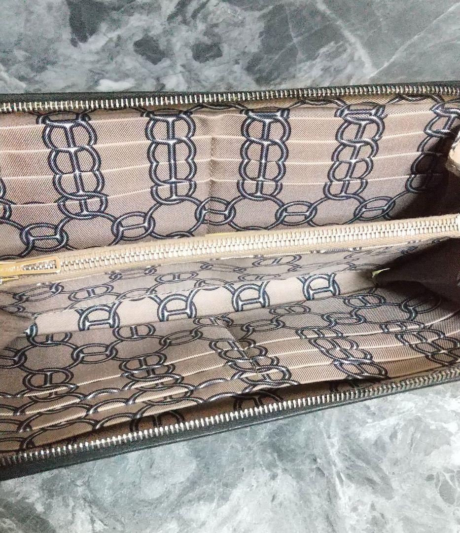 【美品】エルメス/アザップロング/シルクイン/ラウンドファスナー長財布/正規品