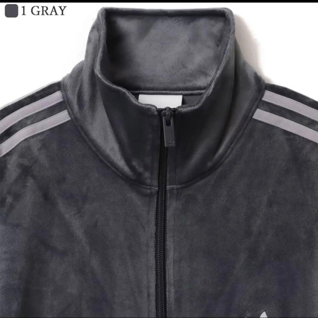 たっつん adidas ファイヤーバード トラックトップ Lグレー