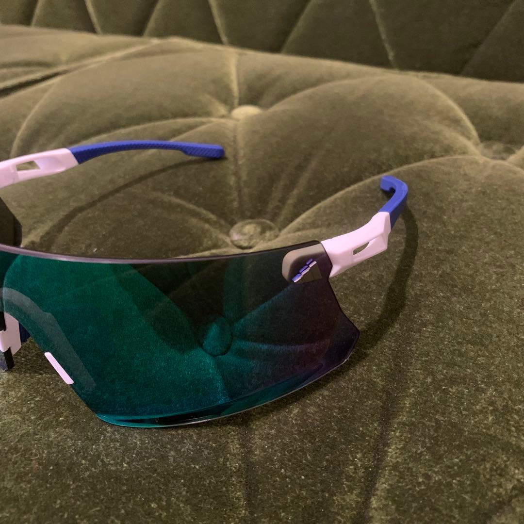 アディダス　adidas 箱根駅伝　スポーツグラデーションブルー サングラス