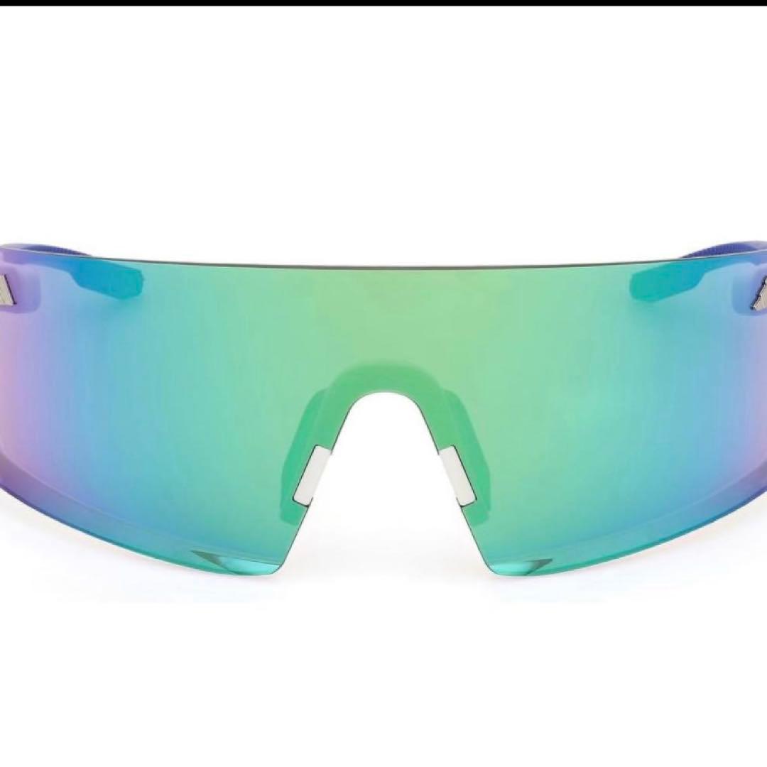 アディダス　adidas 箱根駅伝　スポーツグラデーションブルー サングラス