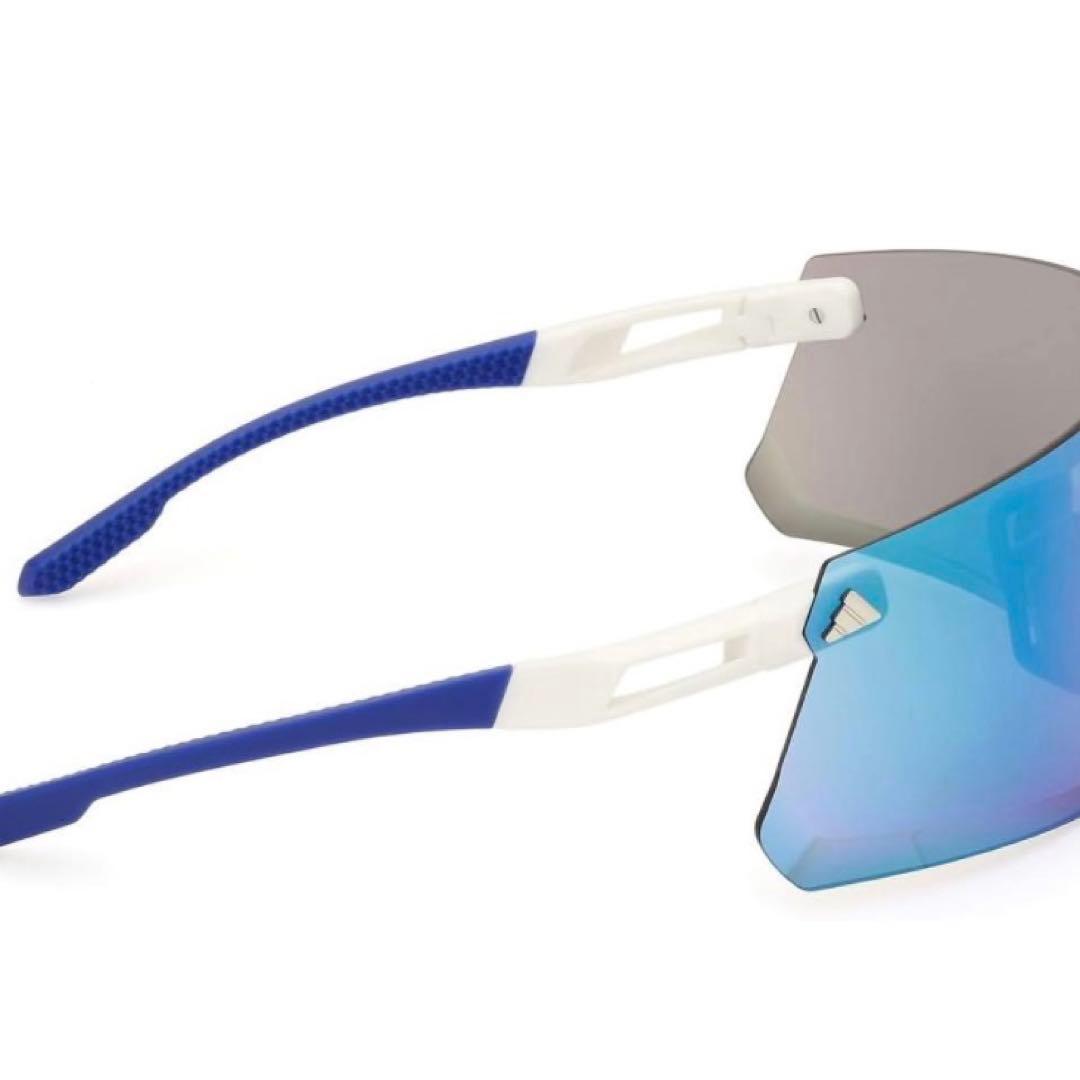 アディダス　adidas 箱根駅伝　スポーツグラデーションブルー サングラス