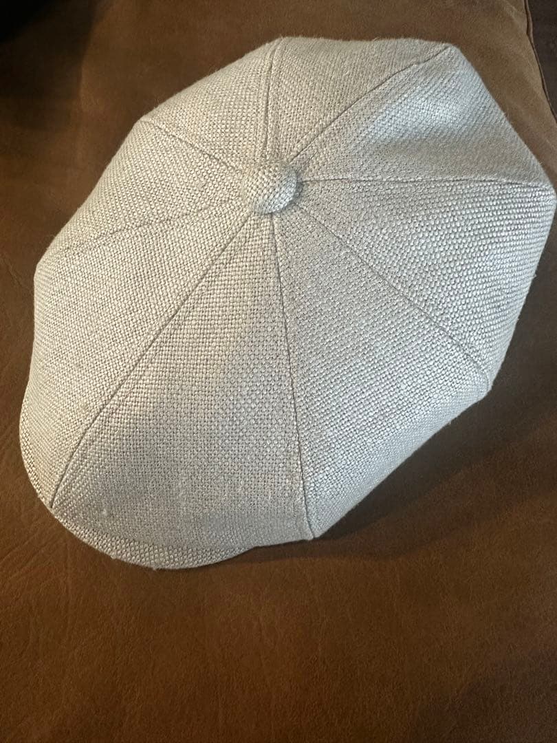 帽子 575LC LINEN CANVAS CASQUETTE / ECRU