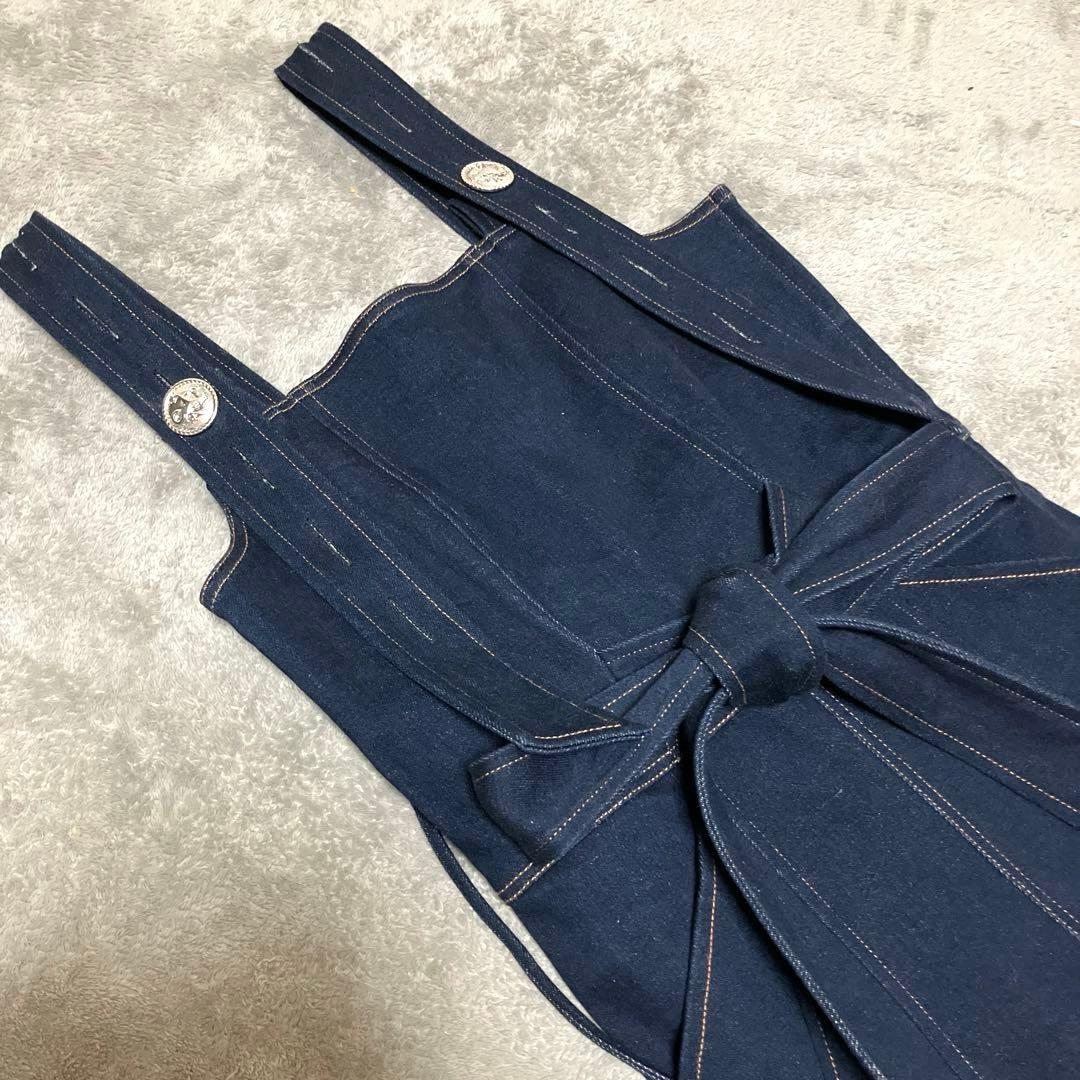 PAMEO POSE オールインワン Ｌ　インディゴ つなぎ オーバーオール