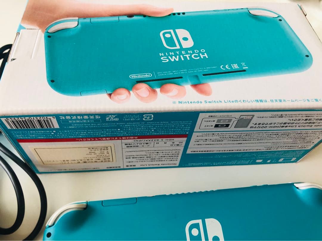 Nintendo Switch Lite ターコイズ本体 ACアダプター＆箱付