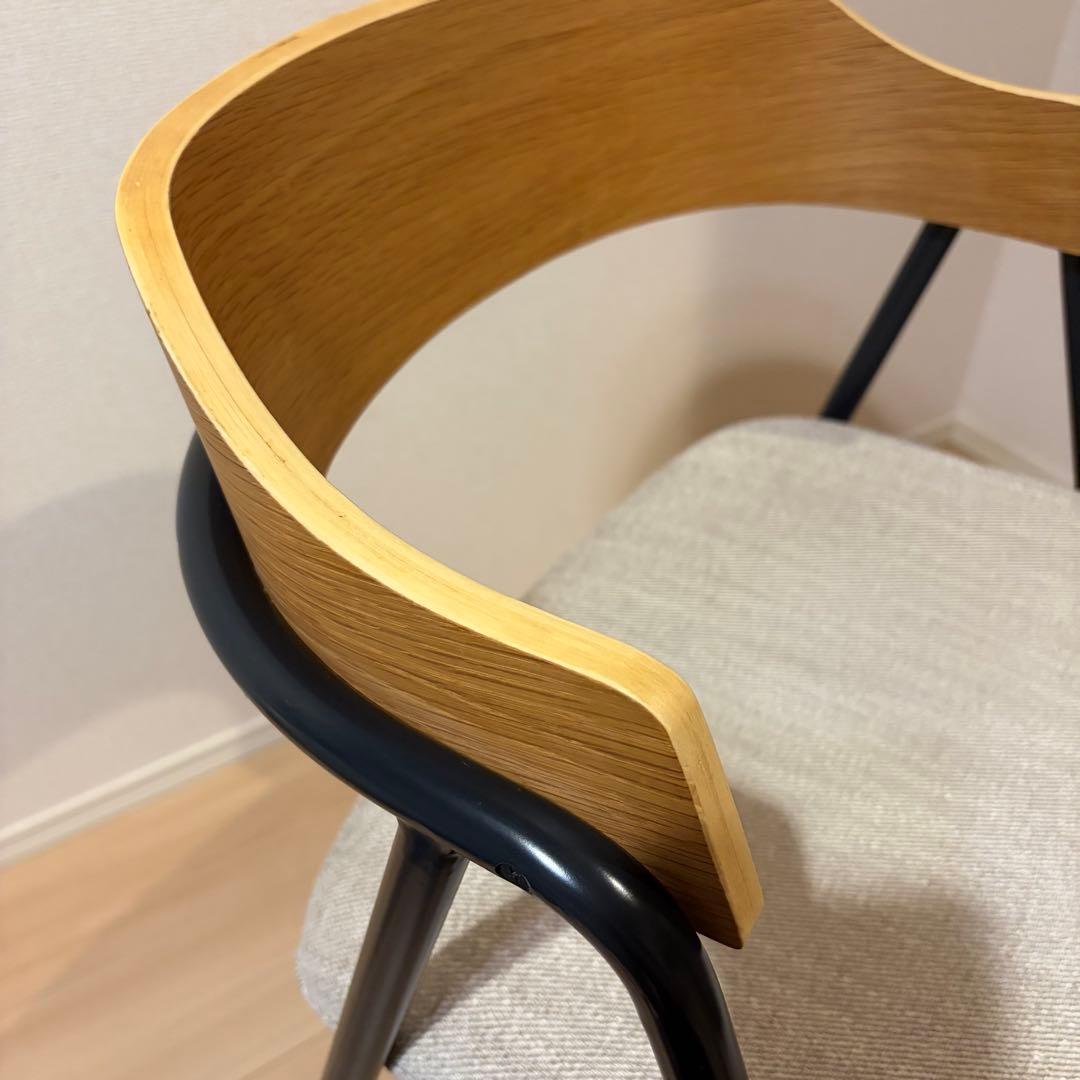 unico（ウニコ） ELEMT(エレムト)　チェア アイアン ナチュラル