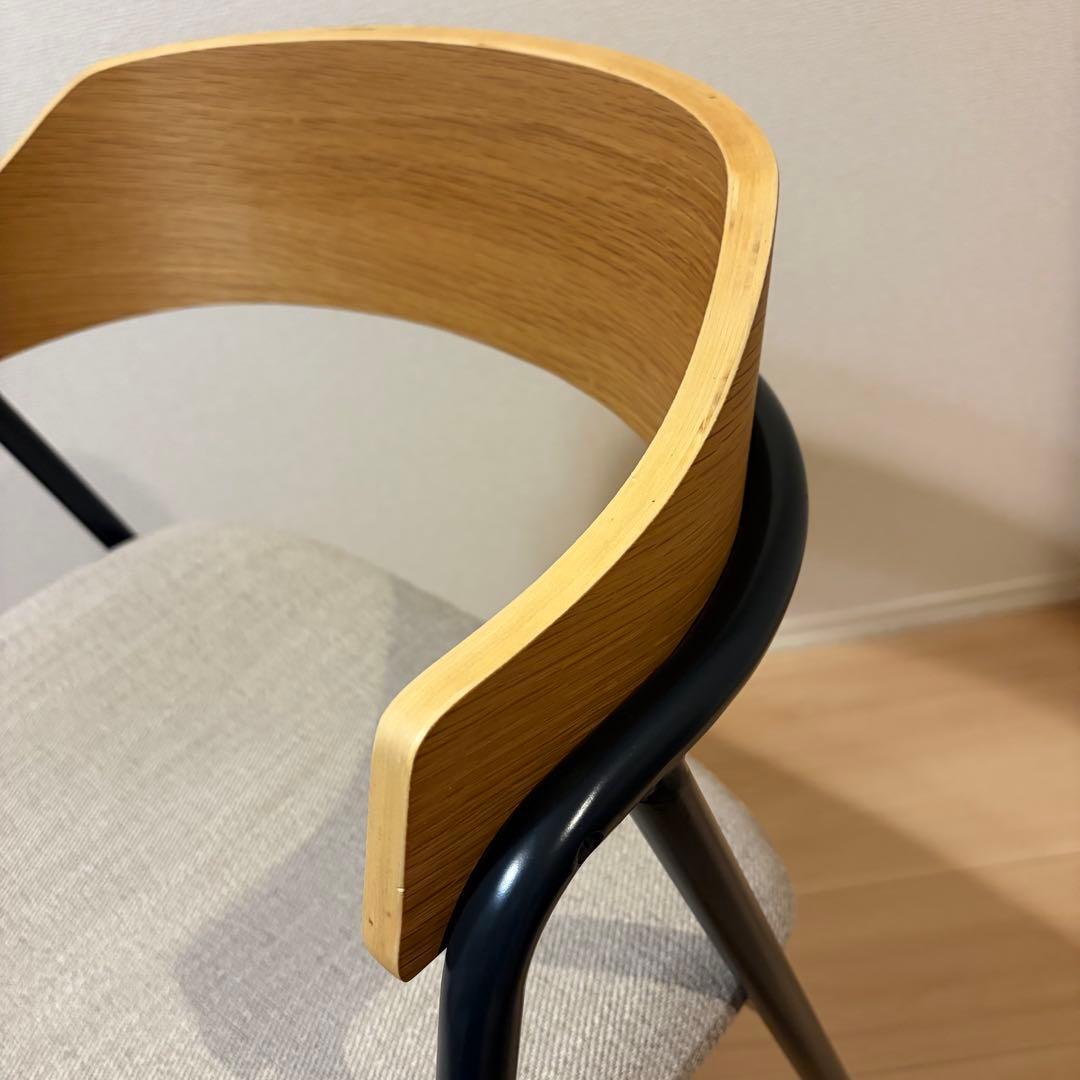 unico（ウニコ） ELEMT(エレムト)　チェア アイアン ナチュラル