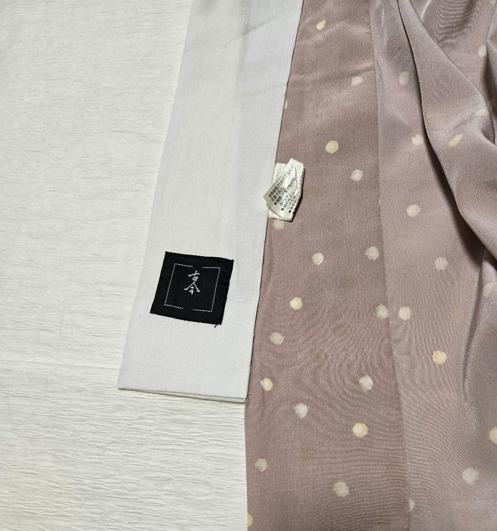 シルック　長襦袢　袖無双　古今　フォギーローズ色　くすみピンク