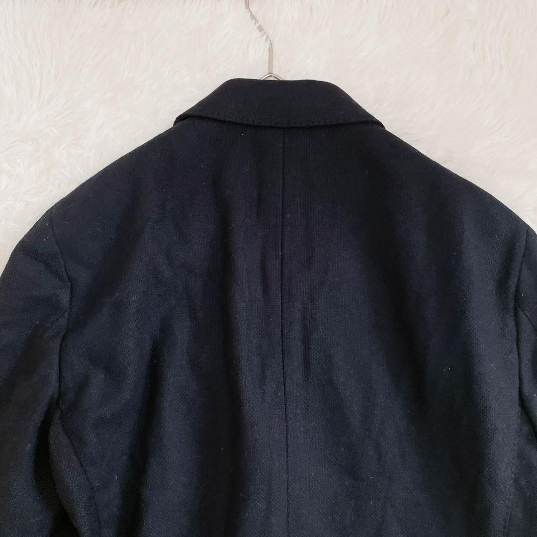 LARDINI ウール テーラードジャケット 48サイズ メンズ ブラック 黒