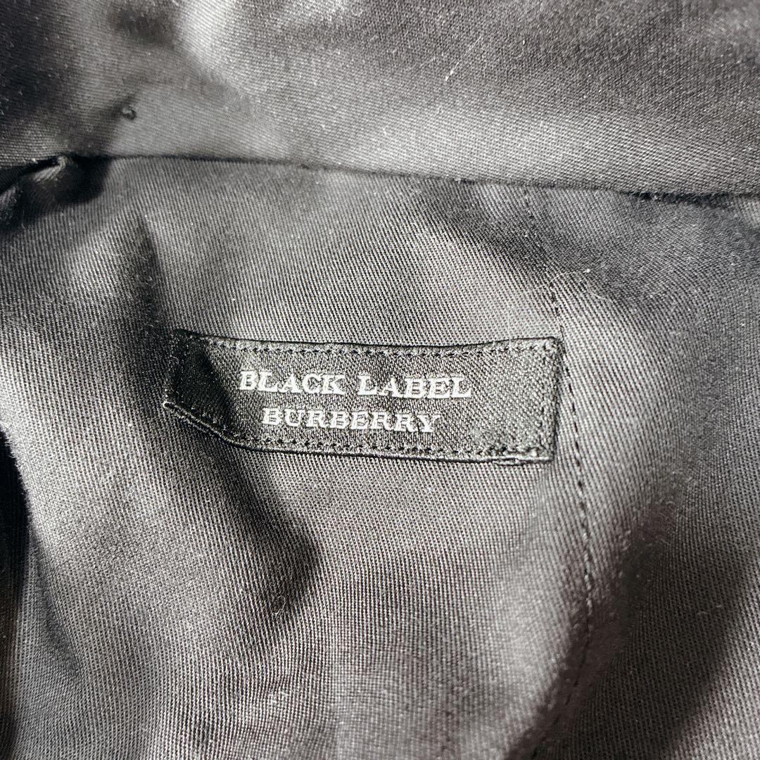 美品 バーバリーブラックレーベル グレー スーツ セットアップ 38R 日本製
