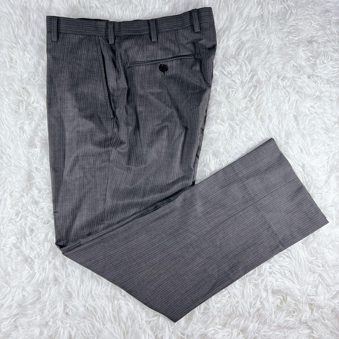 美品 バーバリーブラックレーベル グレー スーツ セットアップ 38R 日本製