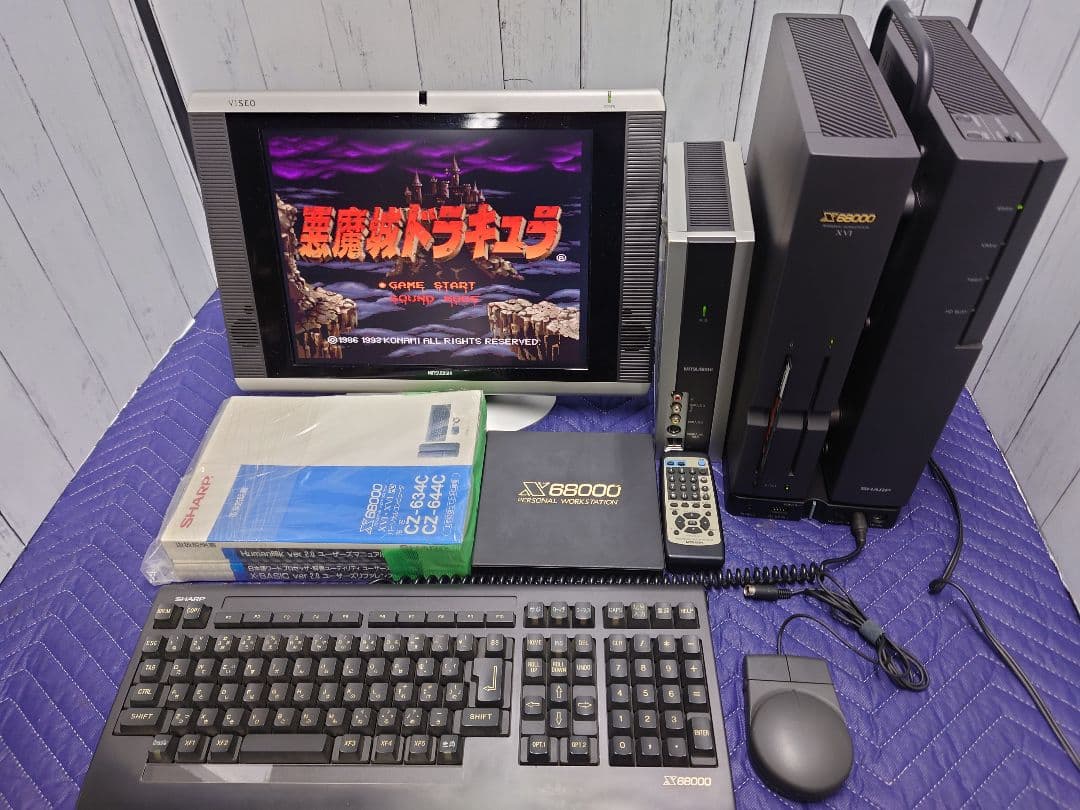 X68000XVI フルメモリ12M、MIDIボード付きモニターまでフルセット
