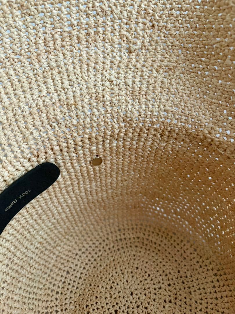 ヘレンカミンスキー 麦わら帽子未使用タグ付き　ナチュラル