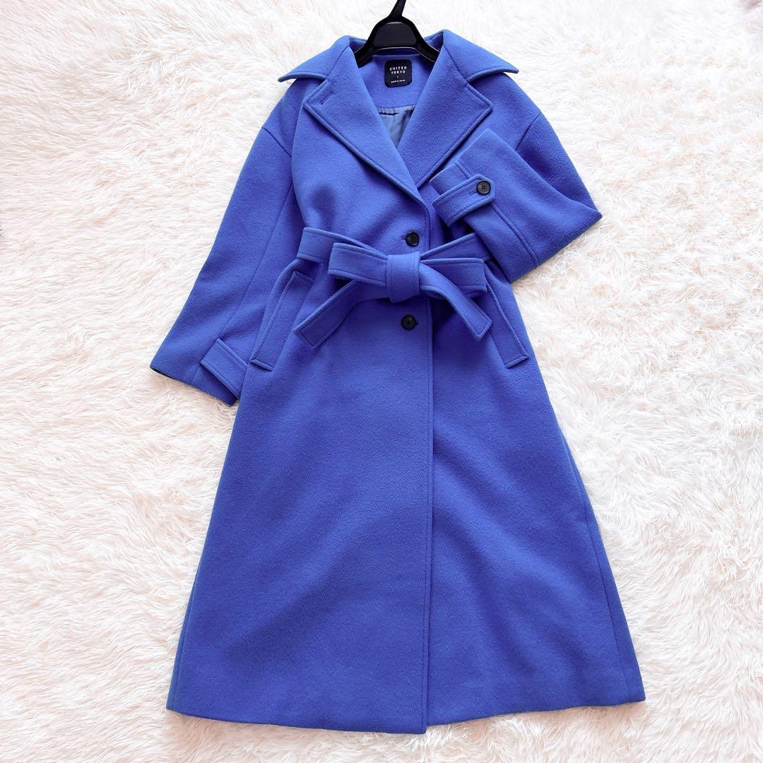 Anna✨ユナイテッドトウキョウ ロングコート ビッグカラー 2way