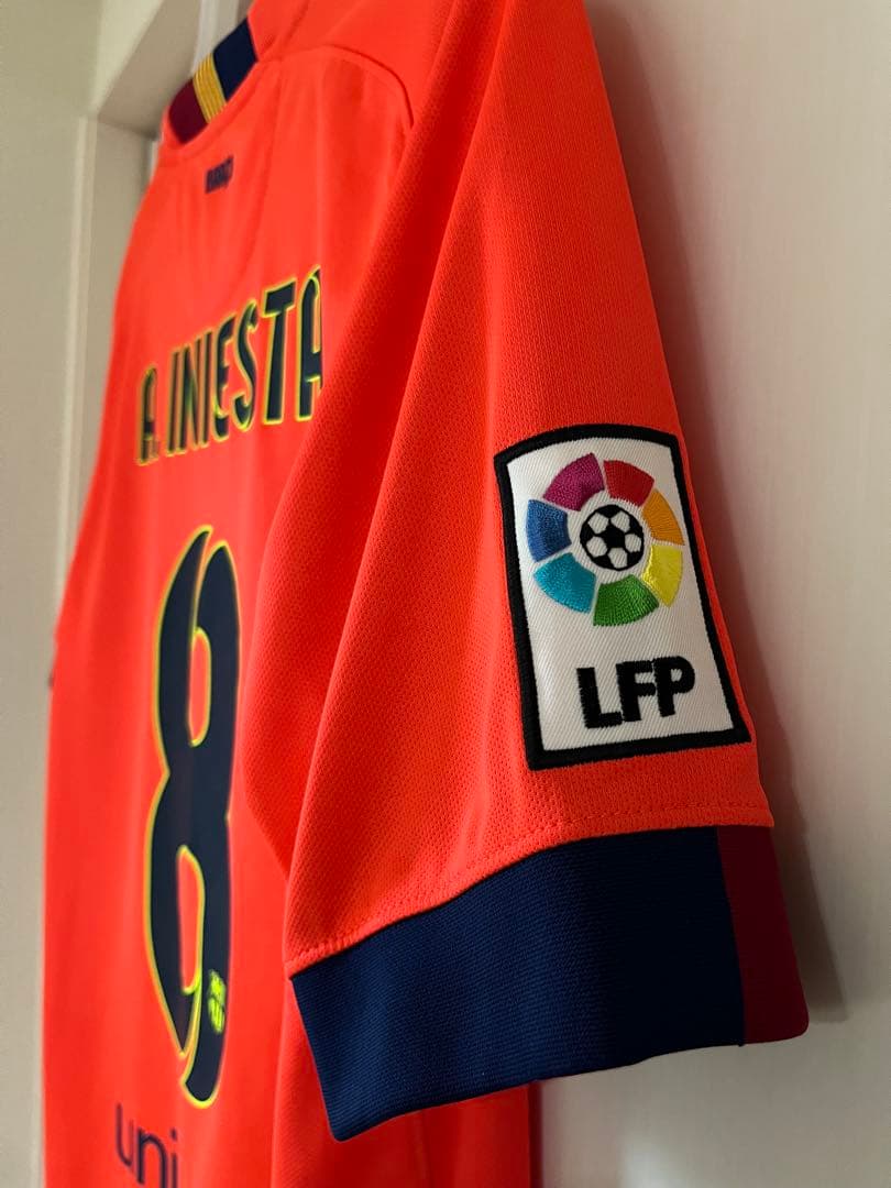 @*8様 FC バルセロナ 14-15 イニエスタ アウェイ ユニフォーム セッ