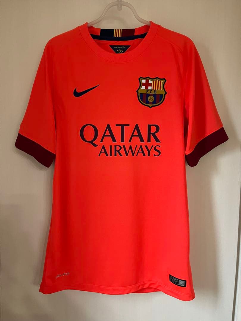 @*8様 FC バルセロナ 14-15 イニエスタ アウェイ ユニフォーム セッ