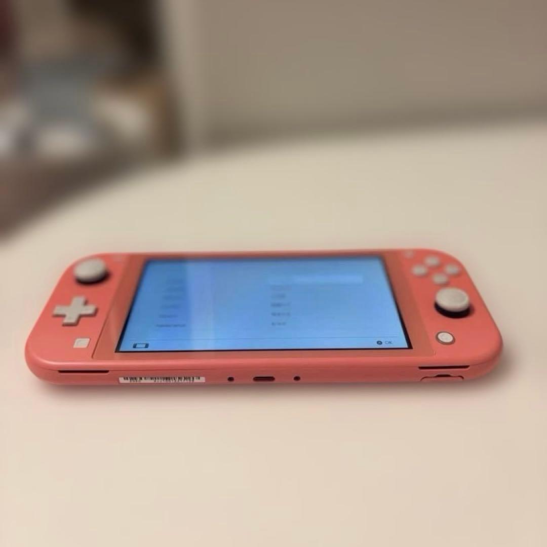 Nintendo Switch Lite 本体 ピンク 充電器付き 動作確認済