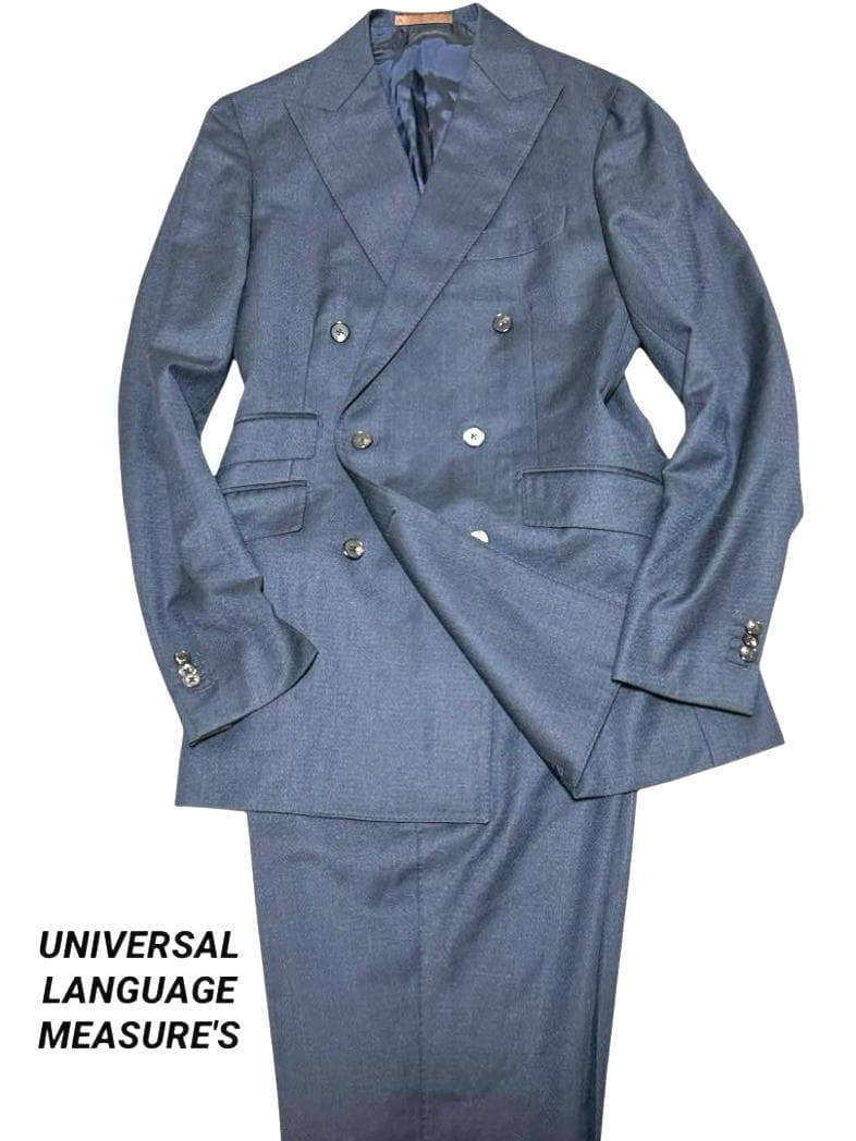 美品❗️ UNIVERSAL LANGUAGE ウールダブルオーダースーツ