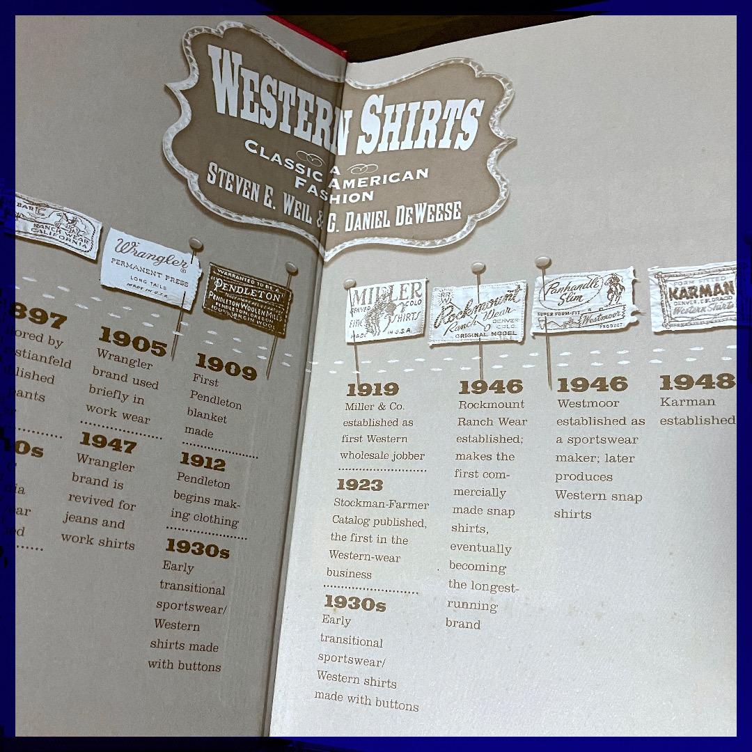 ヤマト　WESTERN SHIRTS アメリカン・アート・デザイン 洋書