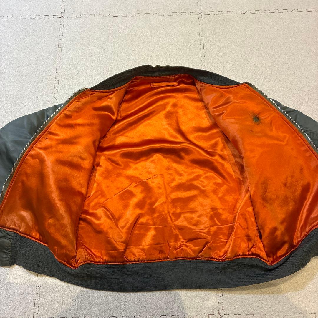 70s ALPHA INDUSTRIES MA-1 フライトジャケット アルファ