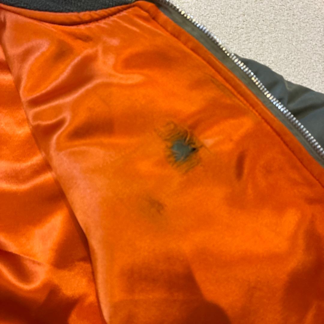 70s ALPHA INDUSTRIES MA-1 フライトジャケット アルファ