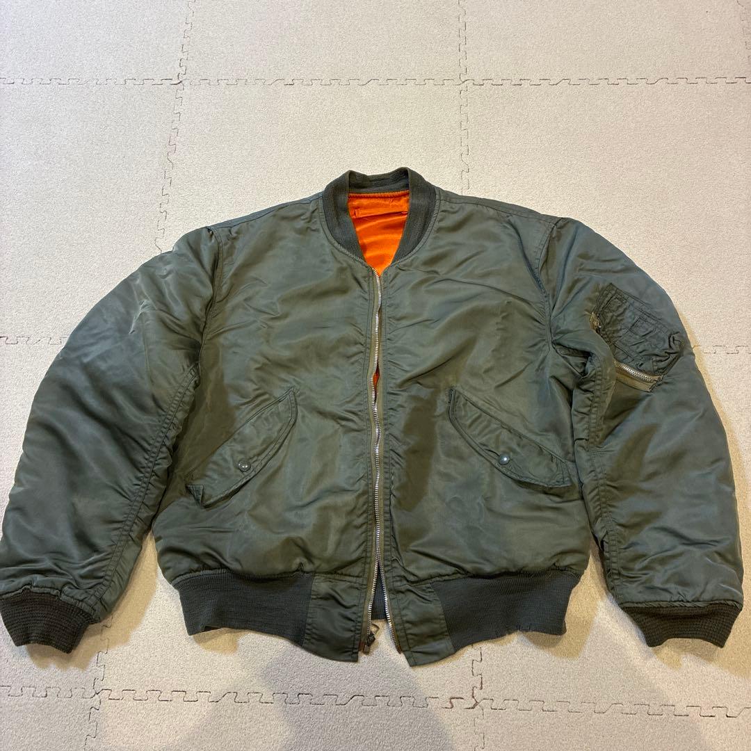 70s ALPHA INDUSTRIES MA-1 フライトジャケット アルファ