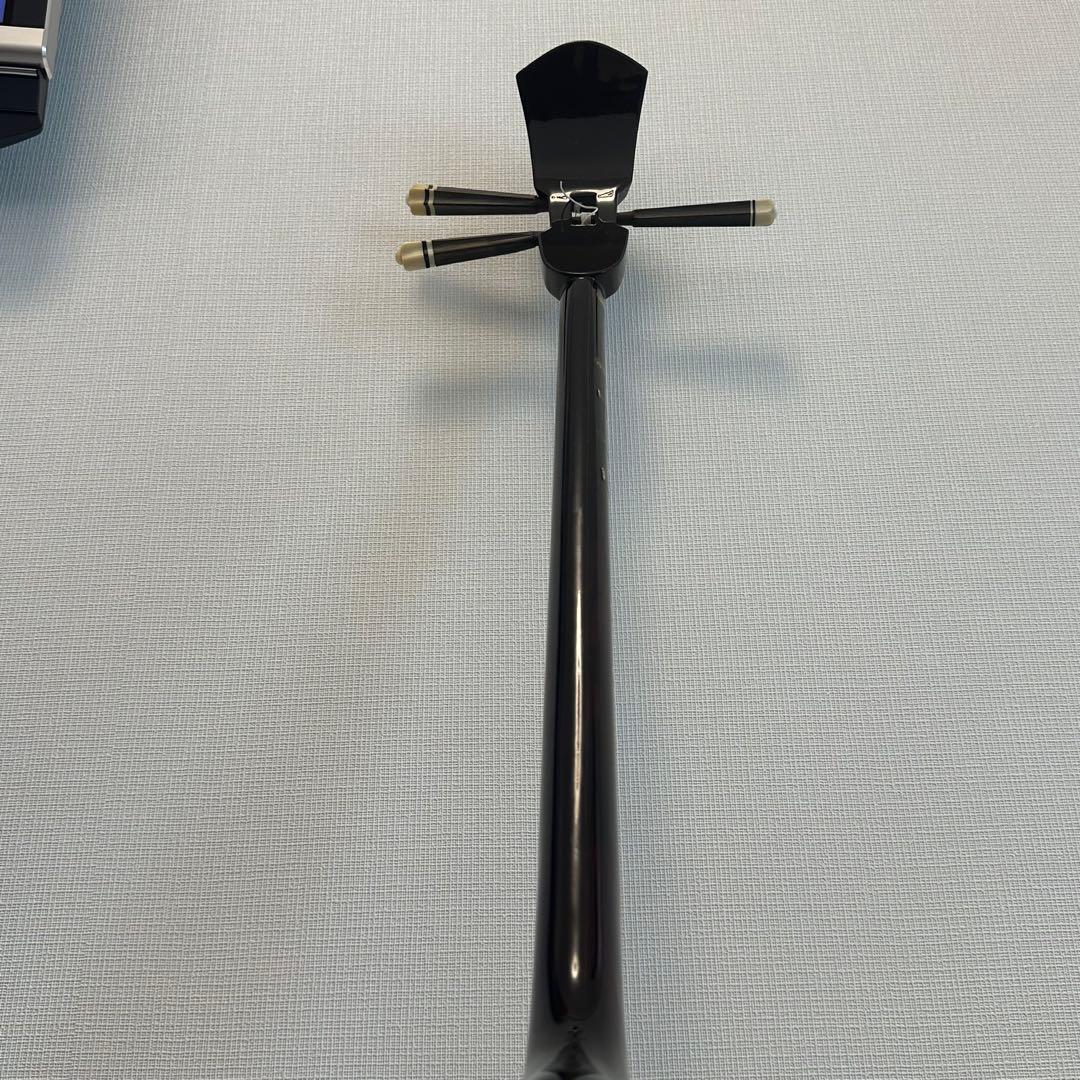 黒檀　真壁型　三線　強化張り　黒木