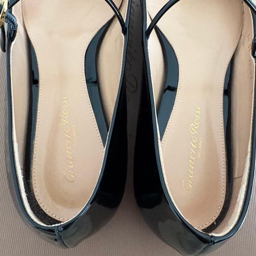 靴 Gianvito Rossi RIBBON JANE BLACK 38