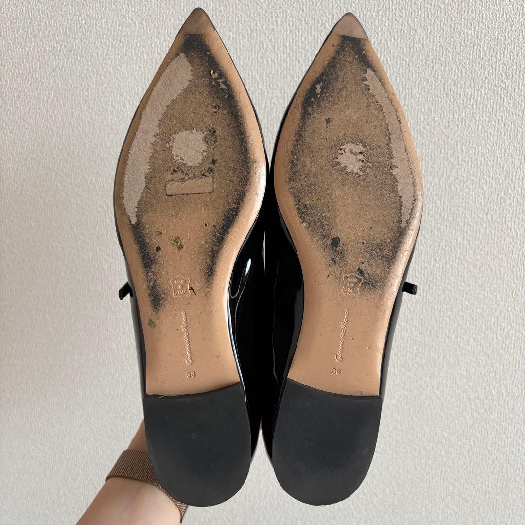 靴 Gianvito Rossi RIBBON JANE BLACK 38