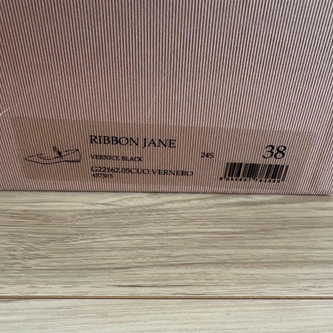 靴 Gianvito Rossi RIBBON JANE BLACK 38