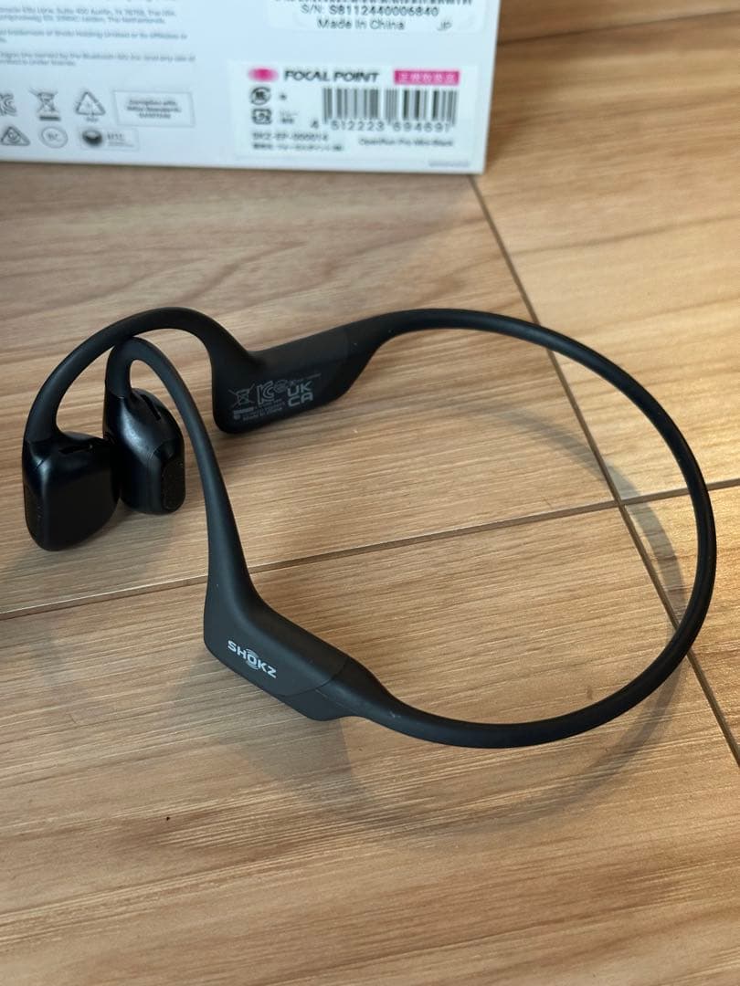 美品　SHOKZ OPENRUN PRO Mini 骨伝導イヤホン
