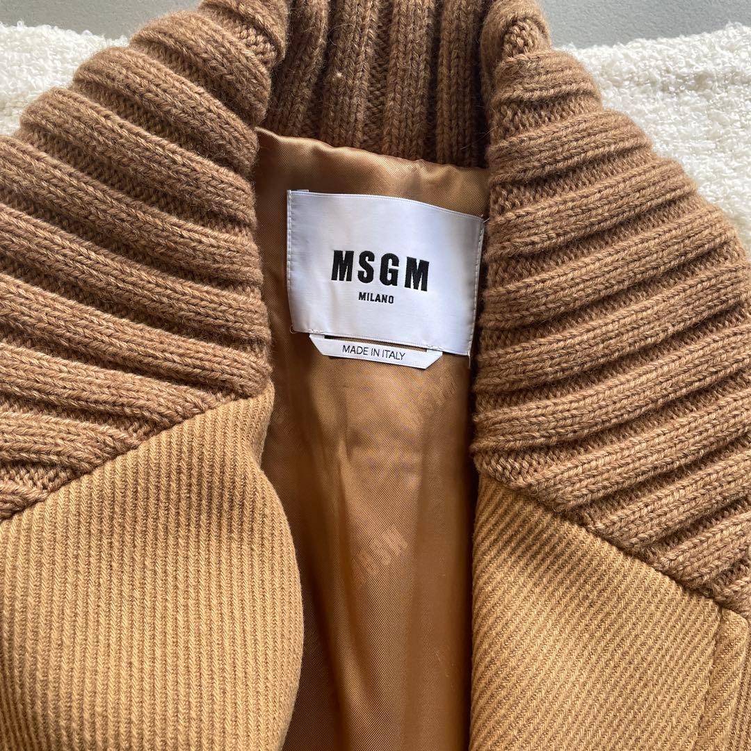 MSGM/キャメルカラーのロングコート