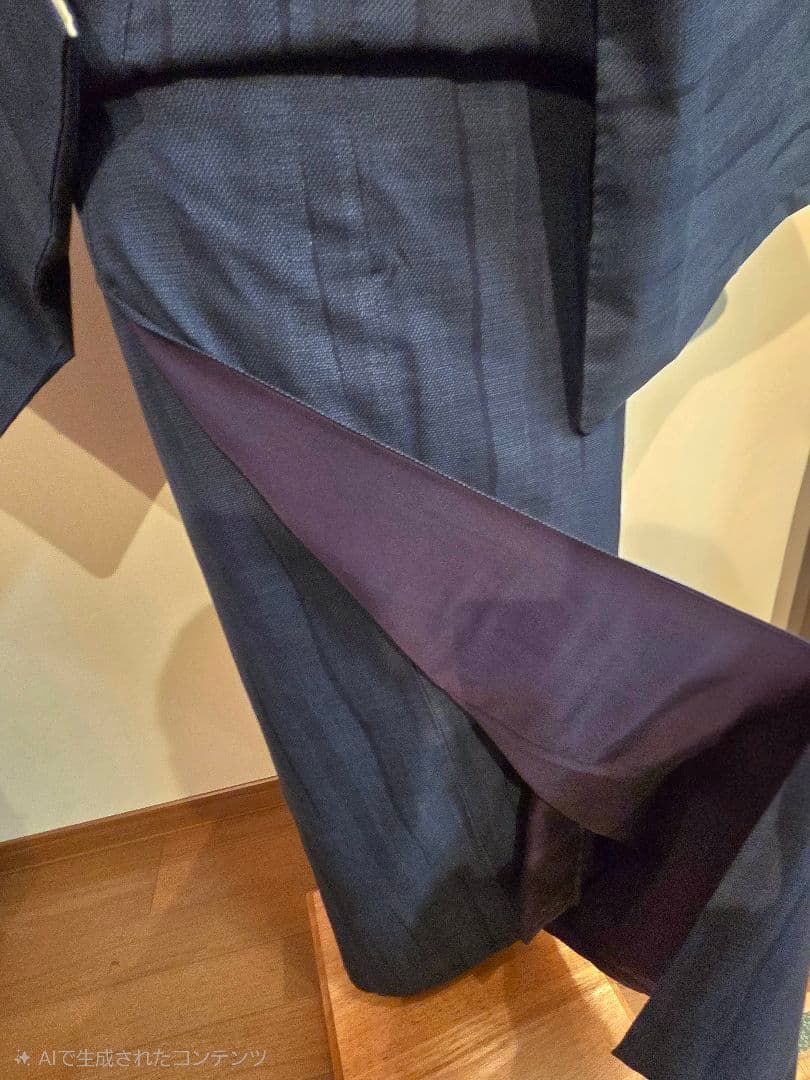 す*れ様 綿薩摩　藍染　永江明夫　本さつま　東郷織物謹製　7457