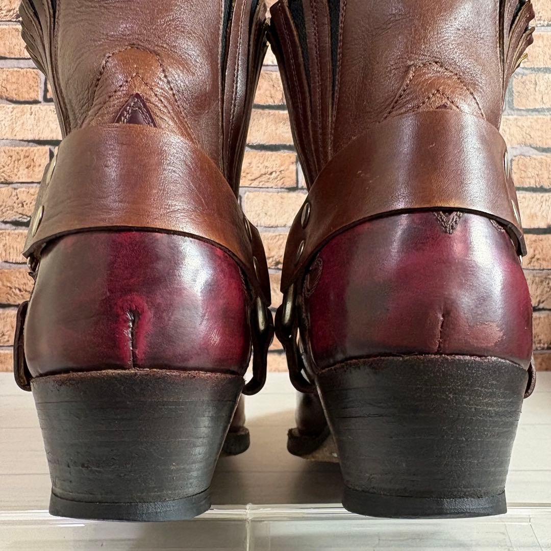 HARLEY-DAVIDSON■ウエスタンブーツ✨リング サイドゴア スチール