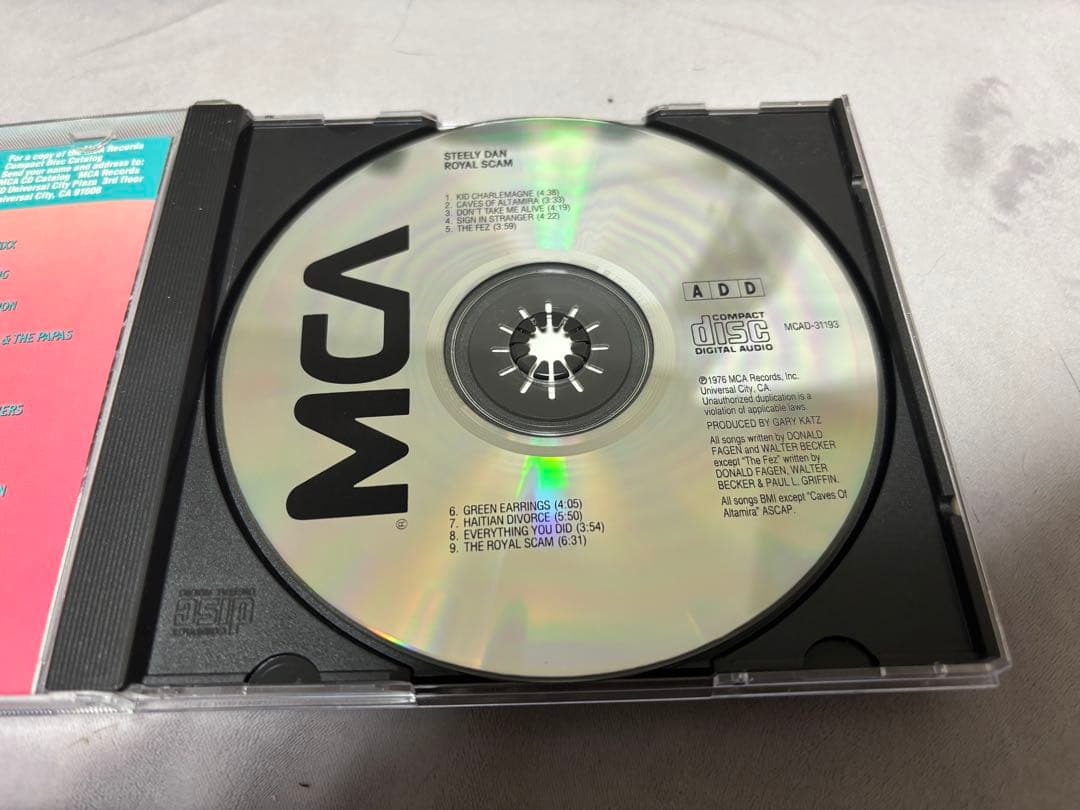 レアSteely Dan the  scamサイン スティーリー・ダン