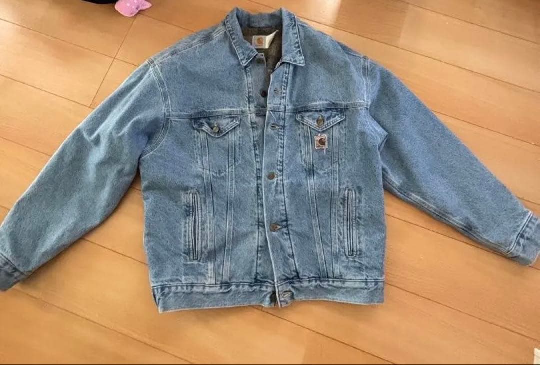 Carhartt XL デニムジャケット ライトブルー