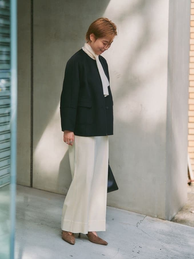 スーパーダブルフェイス 2WAYコクーンコート