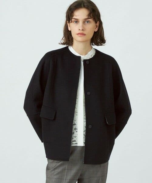 スーパーダブルフェイス 2WAYコクーンコート