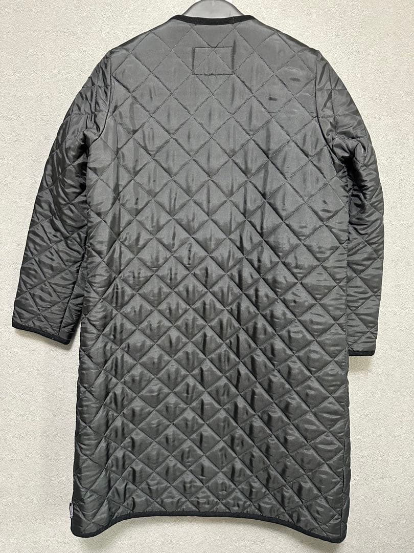 トラディショナルウェザーウェア　アークリー ロング　キルティングコート　ブラック