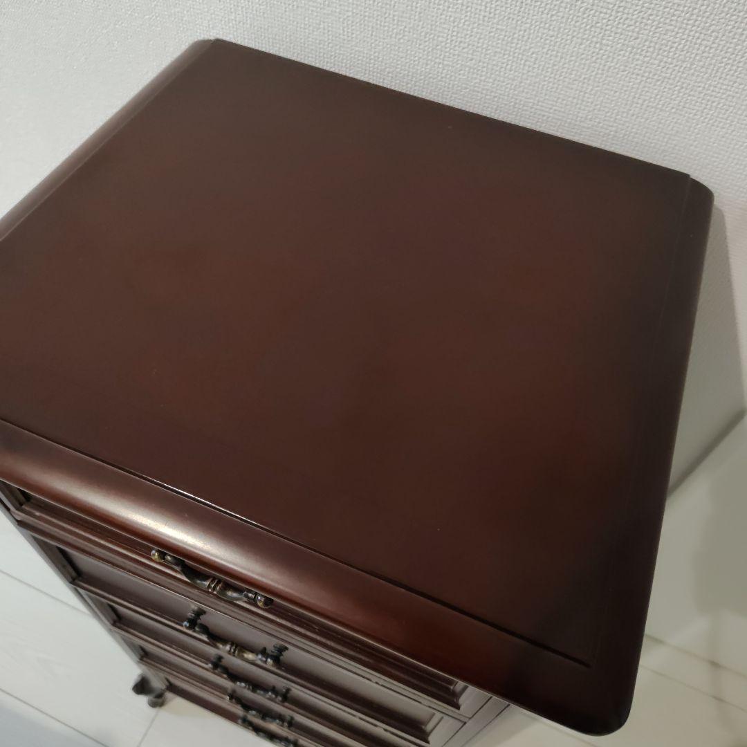 東海家具 5段チェスト ブラウン