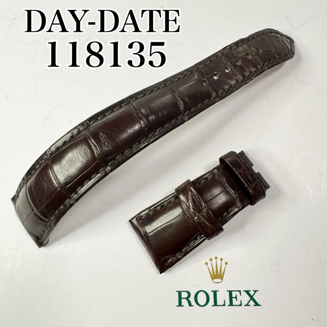 〇純正 ROLEX DAY-DATE 118135 レザーベルト YZ5479