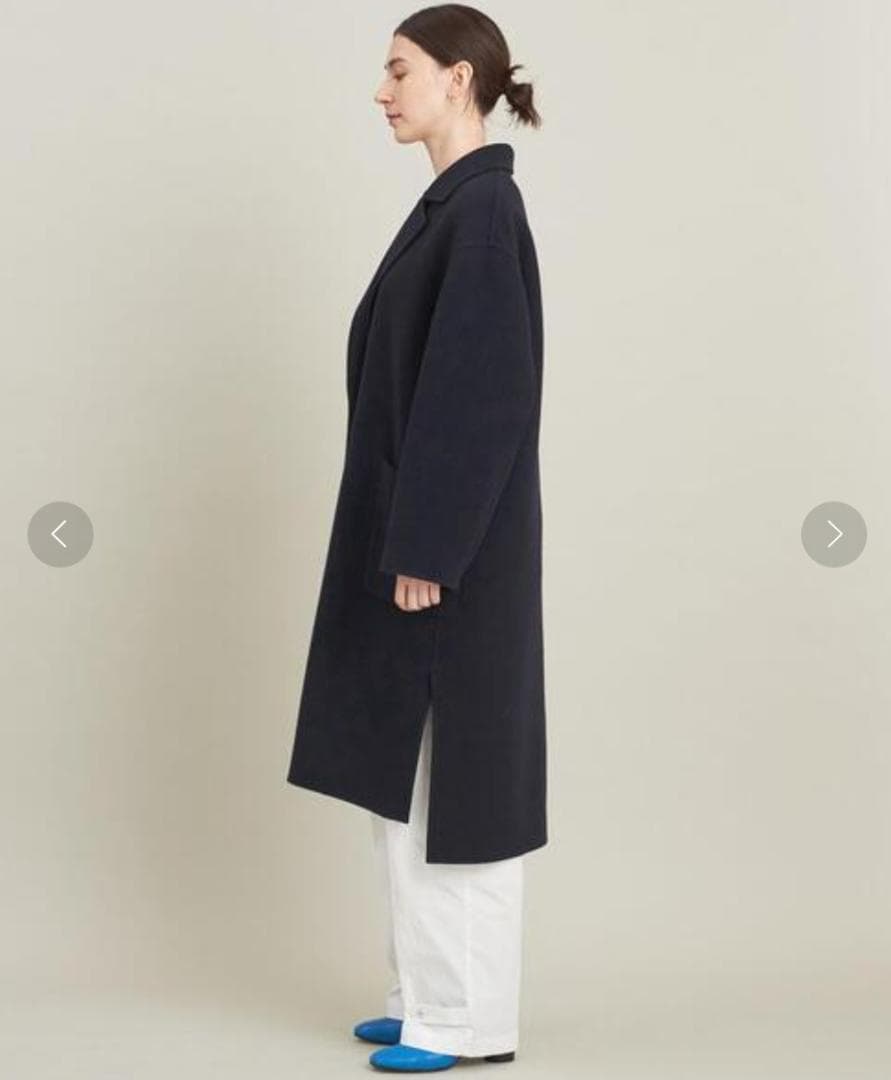 22aw Beauty & Youth テーラード ウール リバー コート M