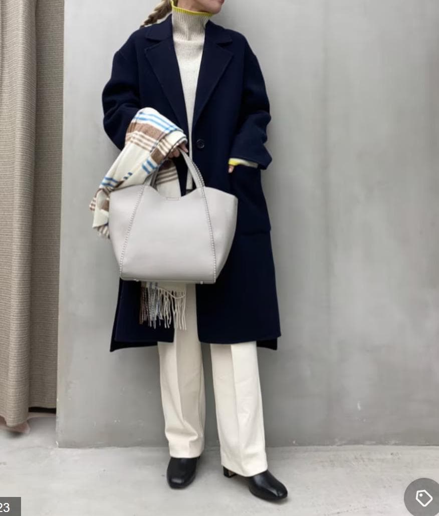 22aw Beauty & Youth テーラード ウール リバー コート M